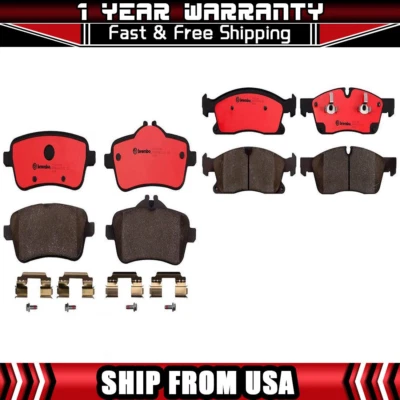 Pastillas de freno delanteras traseras cerámicas Brembo OE para Mercedes-Benz ML350 2012-2015 Foto 1 de 4