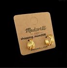 Madewell Vintage Gold Tone Tangled Hoop Earrings - Not Symmetrical