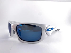 NEW VINTAGE OAKLEY SCALPEL SILVER WRAP AROUND SPORTS 1990'S SUNGLASSES - Picture 1 of 6