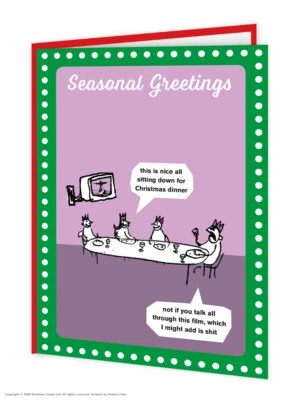 BRAINBOX CANDY / MODERN TOSS Modern Toss Christmas Cards Funny RUDE Hilarious Humour Cheeky Cartoon Comedy