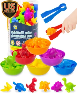 Counting Dinosaurs Montessori Toys for 3 4 5 Years Old Boys Girls, Toddler Pr... - Picture 1 of 1