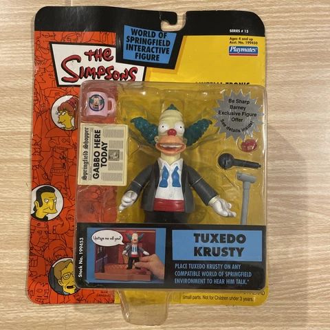The Simpsons Series 13 TUXEDO KRUSTY Figure 2003 Playmates Toy Krusty Action Fig Cover
