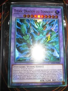 YU-GI-OH! UR TITAN DRAGON DU TONNERRE MP19-FR182 NEUF MINT EDITION 1 FRENCH - Picture 1 of 1