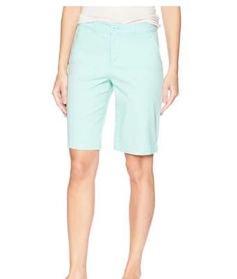 NEW NYDJ sz 12 Not Your Daughter Jean chino Bermuda shorts pale caban green - Image 1 of 2