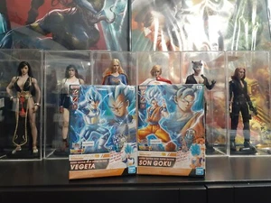 BanDai DragonBall Z Super Saiyan God Super Saiyan VEGETA & Son Goku Model Kit☆☆ - Picture 1 of 8