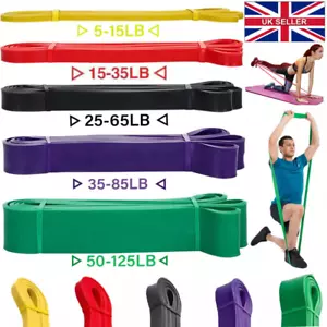 Resistance Bands Pull Up Heavy Duty Set Assisted Exercise Tube Home Gym Fitness - Picture 1 of 27