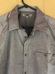 Ted Baker London graues Kleid Button-Down-Hemd 4/Large UVP 125 $ - Bild 1 von 5