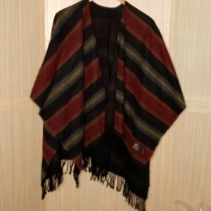 Wool Touch Damen Azteken Wollgefühl Fransen Halstuch - Bild 1 von 4
