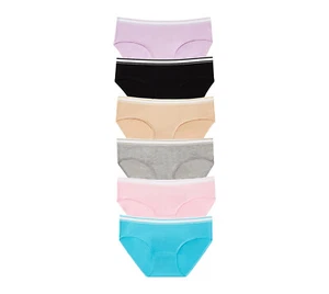 6 Nabtos Womens Cotton Underwear Panties Pack Ladies Brief Bikini Hipster XS~XL - Picture 1 of 21