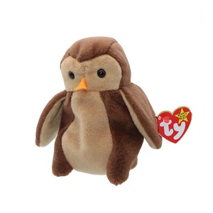 Ty Beanie Baby Hoot - MWMT (Owl 1995) - Picture 1 of 1