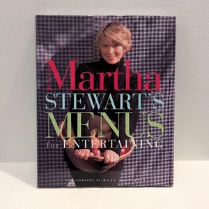 Martha Stewart's Menus for Entertaining : First Edition 1994 Hardcover - Picture 1 of 9