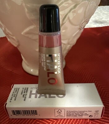 SMASHBOX ~ HALO SHEER TO STAY COLOR TINT LIP + CHEEK ~ POMEGRANATE ~ .34 OZ - Image 1 of 4
