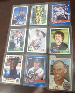 Lot of 9 different Signed Autographed Baseball Cards 1968-1991 - #26 - Picture 1 of 3