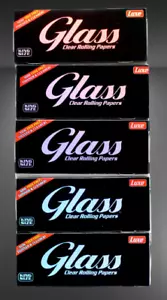 5 Broschüre X GLAS klar rollendes Papier Kingsize 100 % natürliches WERT PACK 400 PAPIER - Bild 1 von 3