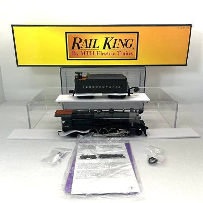 MTH RailKing 30-1164-1 Pennsylvania Mikado 2-8-2 Steam PS.2 O Used BCR #1627 PRR - Image 1 of 4