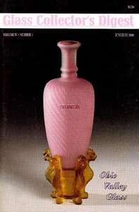 Glass Digest 6/90: Morgantown Custard Maize Moser Ohio Salviati Sulphides - Imagen 1 de 1