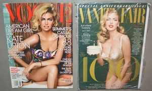 2 magazine lot - Kate Upton - Vogue, Vanity Fair - Picture 1 of 1