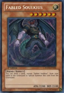 Fabled Soulkius Secret Rare Hidden Arsenal 3 YuGiOh Card - Picture 1 of 1