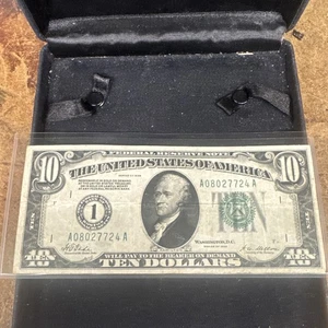 SCARCE-HIGH GRADE -1928 A-$10 FRN BOSTON DISTRICT -Gold Demand Note.   #1 - Picture 1 of 7
