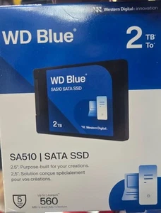 SSD SATA 2,5" 2 To WD Blue SA510. 560 Mo. - Photo 1/1