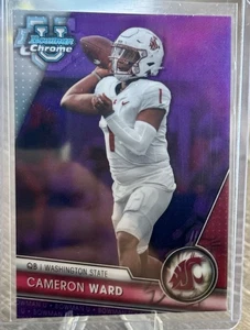 2023 Bowman University Chrome - Cameron Ward #145 rifrattore viola /399 (RC) - Foto 1 di 2