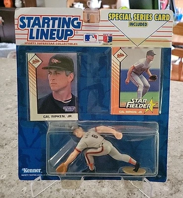 1993 Kenner Starting Lineup Cal Ripken Jr Action Figure Orioles MLB BASEBALL NEW - Image 1 of 2