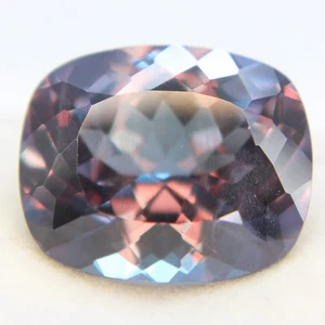 Piedras preciosas sueltas cambio de color alejandrita natural corte cojín certificado 11,50 quilates - Imagen 1 de 4