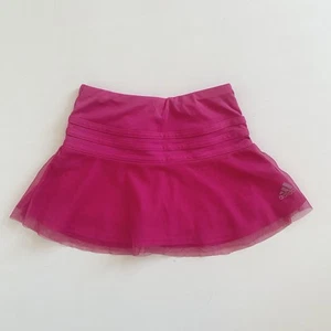 Adidas little girl Magenta Tennis Short-Skirt size 5 - Picture 1 of 6