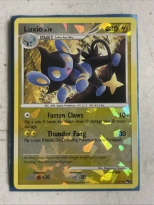 2008 Pokemon, POP Series 8, #8/17 Luxio LV.19, Cracked Ice Reverse Holo Uncommon - Bild 1 von 2