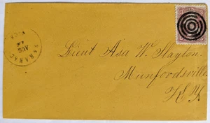 Saranac, MI--Lt. Asa Slayton, Co. B, 25th MI Inf., Munfordsville, KY/Sc.#65/1863 - Picture 1 of 2