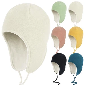 Invierno Vellón Doble Capa Sombrero Ciclismo Esquí Orejera Sombrero Térmico Gorra a Prueba de Viento - Imagen 1 de 17