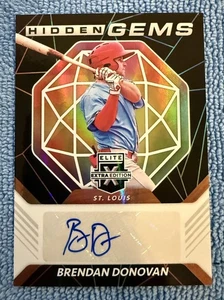 2021 Panini Elite Extra Edition - Hidden Gems Brendan Donovan #HG-BD Auto - Picture 1 of 6