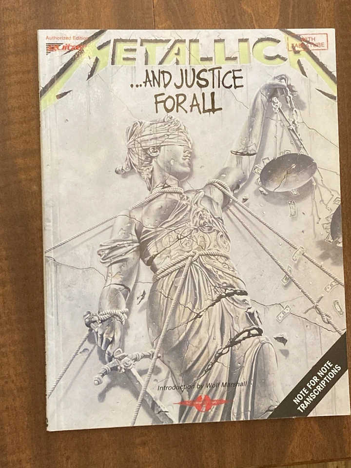 Cancionero de tablatura de guitarra Metallica 'And Justice for All' Foto 1 de 1