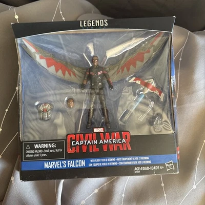 "Figura Marvel Legends: Civil War Falcon Flight Tech y Redwing 3,75"" pulgadas NUEVA" Foto 1 de 2