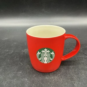2021 Starbucks Holiday Christmas Red 11oz Coffee Mug 3 1/2” T - Picture 1 of 9