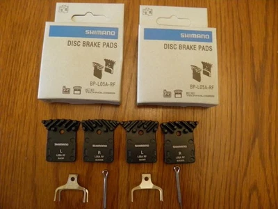 Shimano L05A-RF Resin Disc Brake Pads 2 Pair For 2 Brakes / Wheels - Image 1 of 4