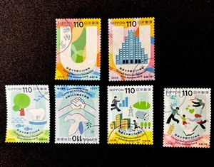 Japan Stamps 2025 The NUN 50th Anniversary Complete Set of 6/Used/VF Latest - Picture 1 of 3