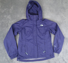 The North Face Jacket Womens Medium Purple Lined Hooded HyVent Full Zip Pockets
