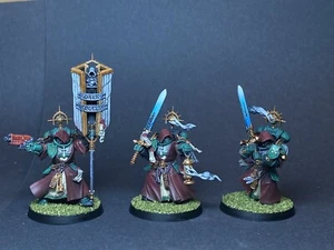 Warhammer 40k Dark Angels Inner Circle Companions Paint Commission - Picture 1 of 18