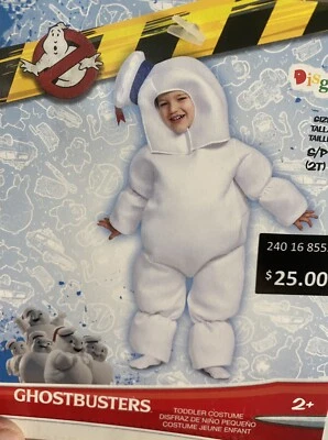 NOVO 2T Fantasia de Halloween Caça-Fantasmas Stay Puft Marshmallow - Imagem 1 de 4