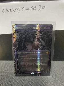 MTG Vraska Betrayals Sting NM Oil Slick Raised Foil Phyrexia All Will Be One - Bild 1 von 3