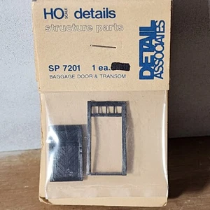 Southern Pacific RR Freight Depot Baggage Door 48" Detail Associates 7201 HO - Picture 1 of 2