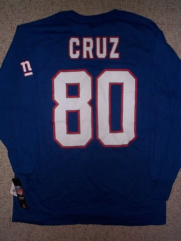 ($35) New York NY Giants VICTOR CRUZ nfl Jersey Shirt Adult MENS/MEN'S (L-LARGE) Cover