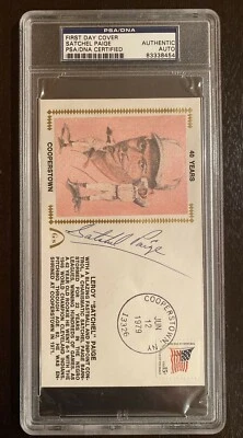 SATCHEL PAIGE AUTOGRAPH PSA/DNA CERTIFIED FIRST DAY COVER - Image 1 of 4