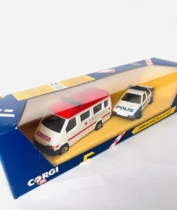 Corgi C19/9 Swedish Emergency Services Set. Excellent Original Box. - Picture 1 of 5