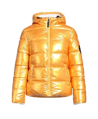 PHILIPP PLEIN SPORT Veste Réversible Teddy Bear Or Femme Taille 46/XL - Photo 1/4