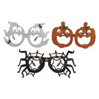  3 Pcs Spider Web Decoration Pumkin Decorating Halloween Glasses