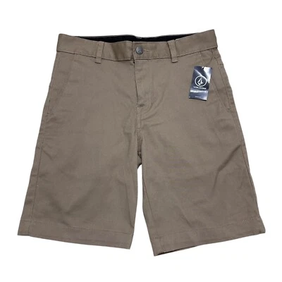 Volcom Big Boys Size 28 Waist (16) Khaki VMONTY Shorts NWT - Image 1 of 4