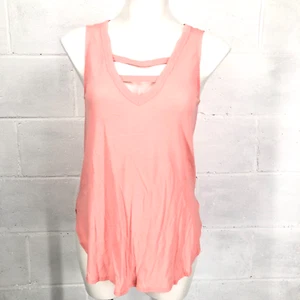 Express Sleeveless Shirt Tank Top Pink Size XS Cotton Model Blend - Picture 1 of 13
