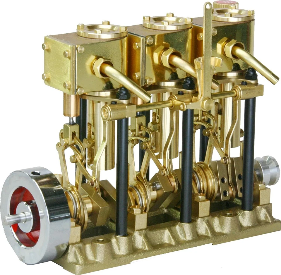 Motor de vapor SAITO para maquetas de barcos T3DR de Japón Foto 1 de 1